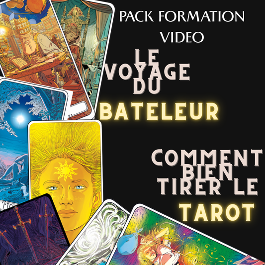 Pack Tarot Complet – Les Fondamentaux + Le Voyage du Bateleur